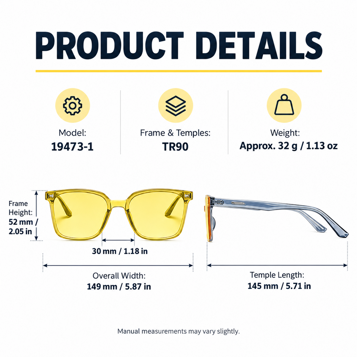 DuskShift Light-Adaptive Day & Night Driving Glasses