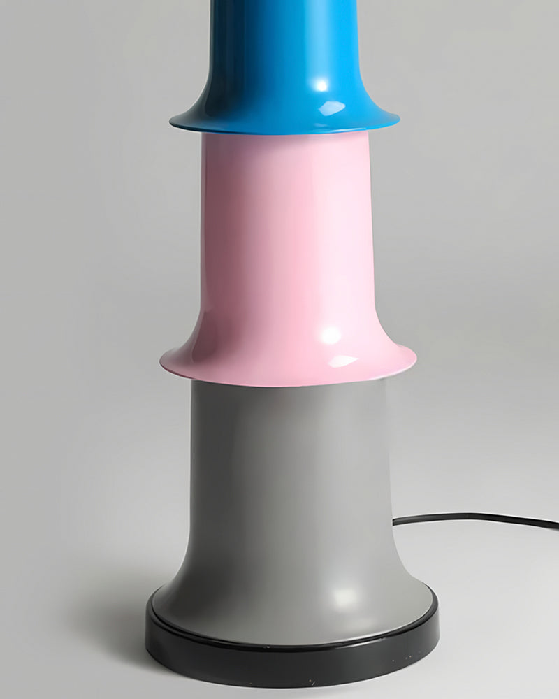 mehrfarbige Stehlampe