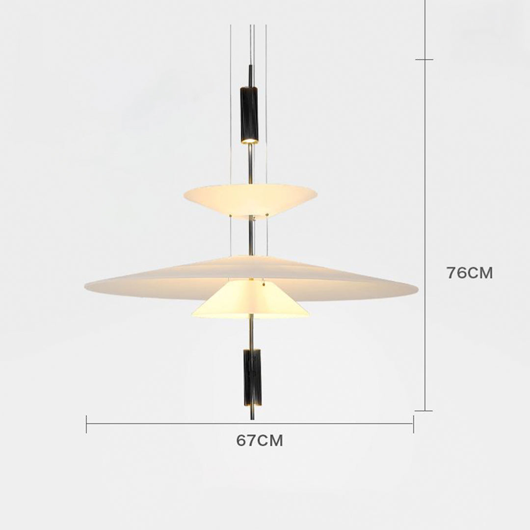 Layered Elegance Pendant Light