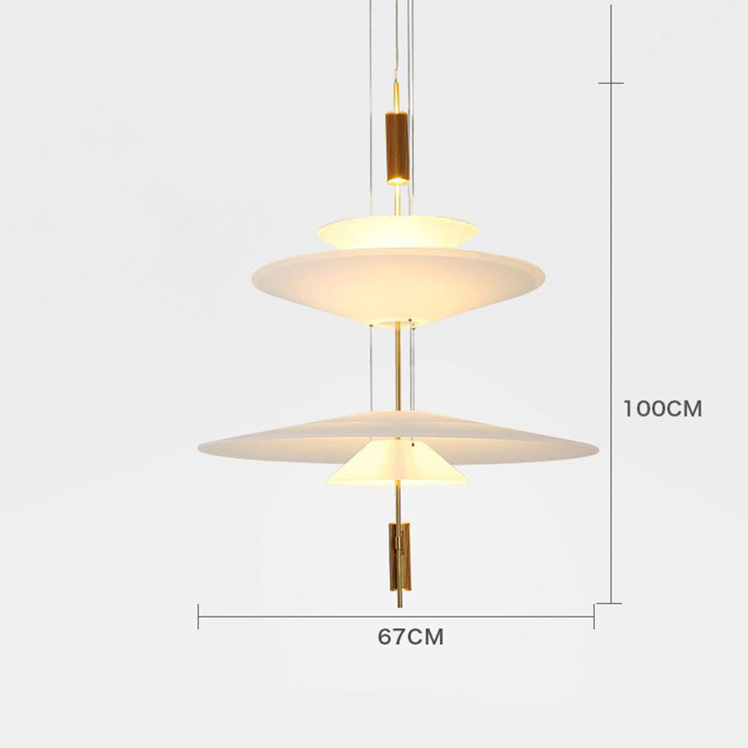 Layered Elegance Pendant Light