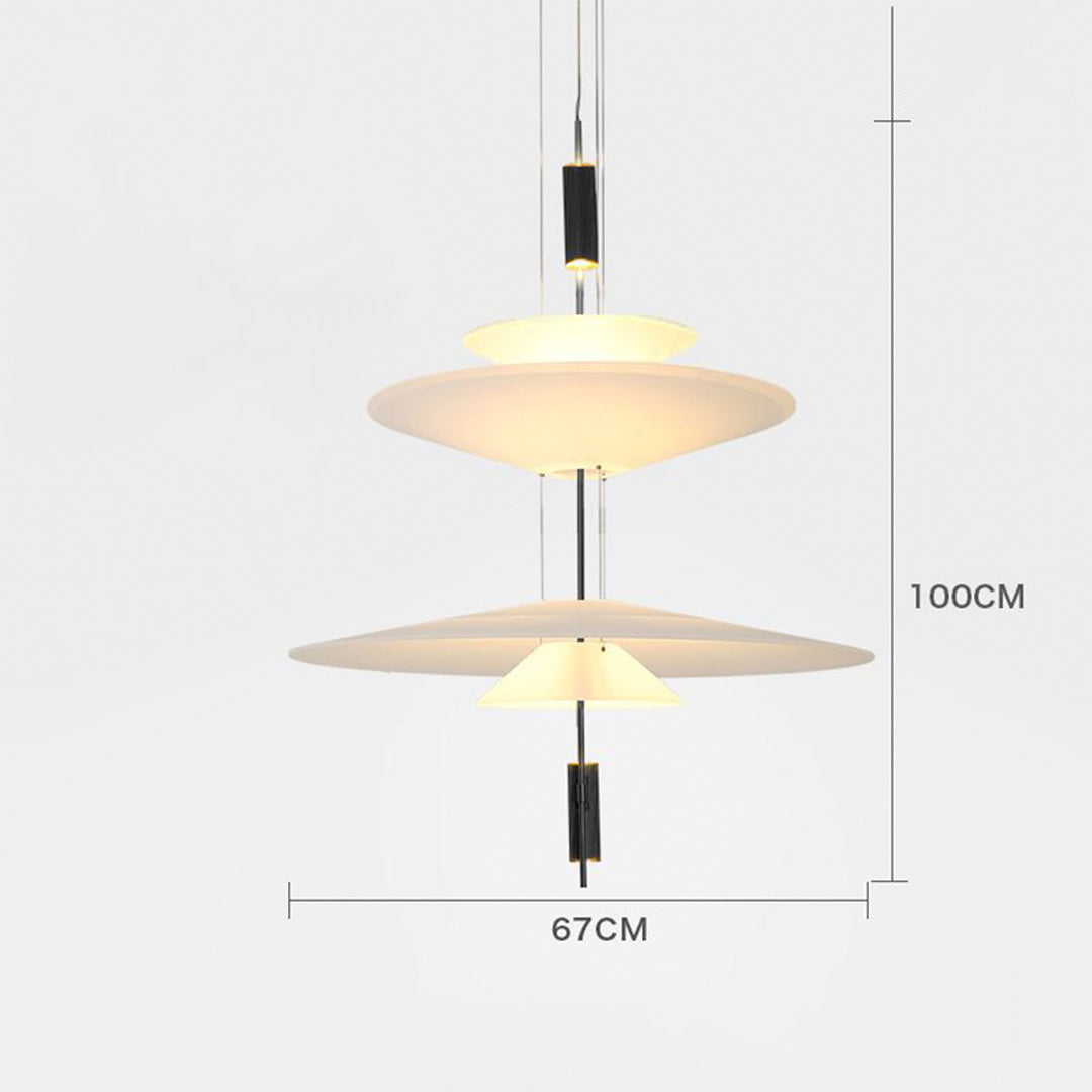 Layered Elegance Pendant Light