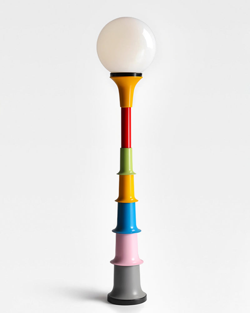 mehrfarbige Stehlampe