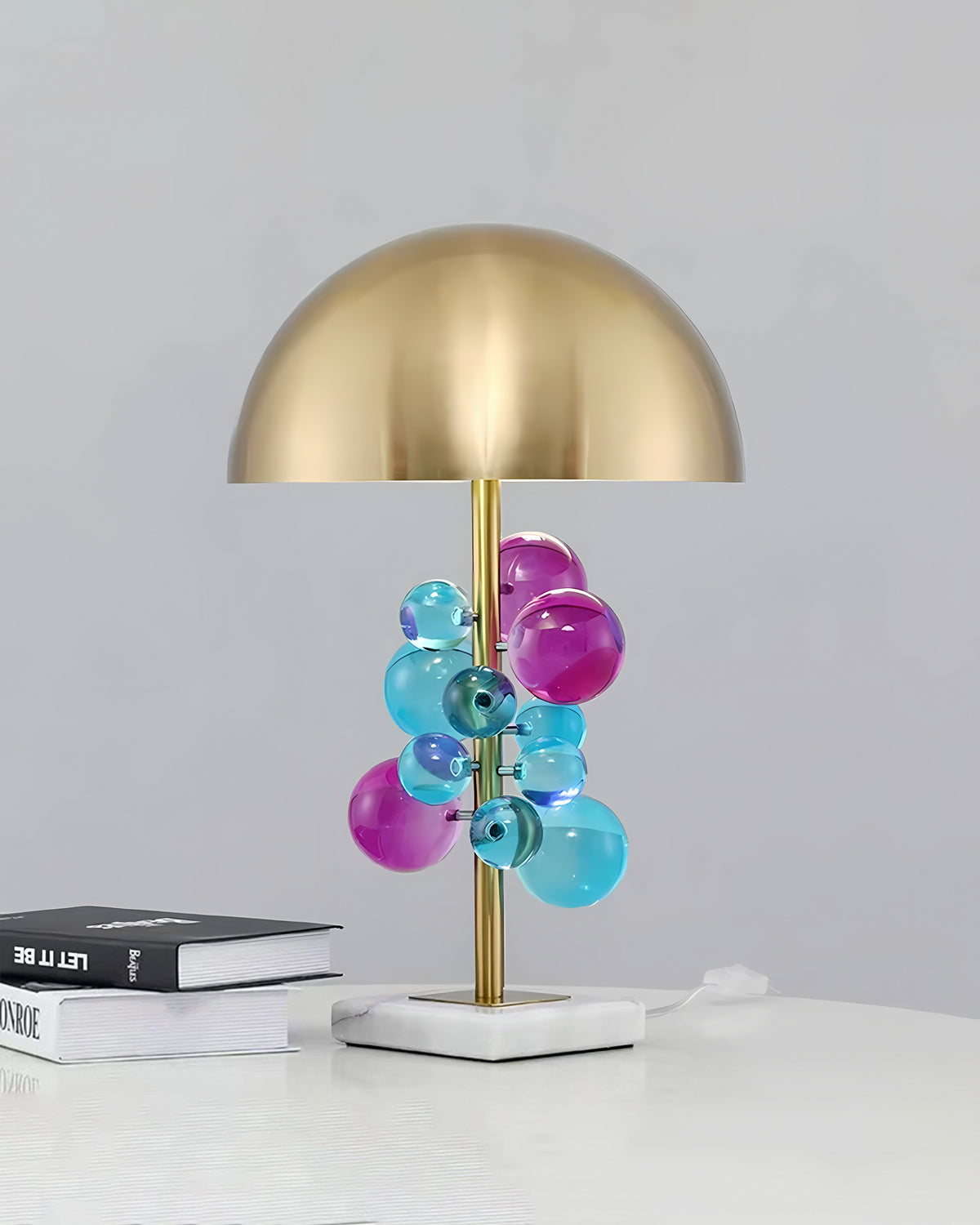 Crystal Grape Table Lamp