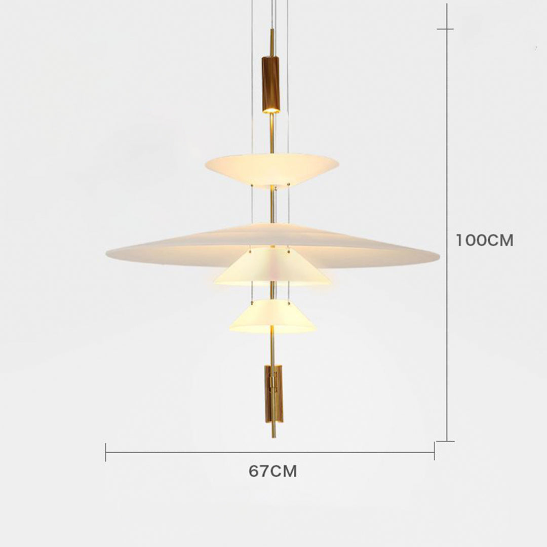 Layered Elegance Pendant Light