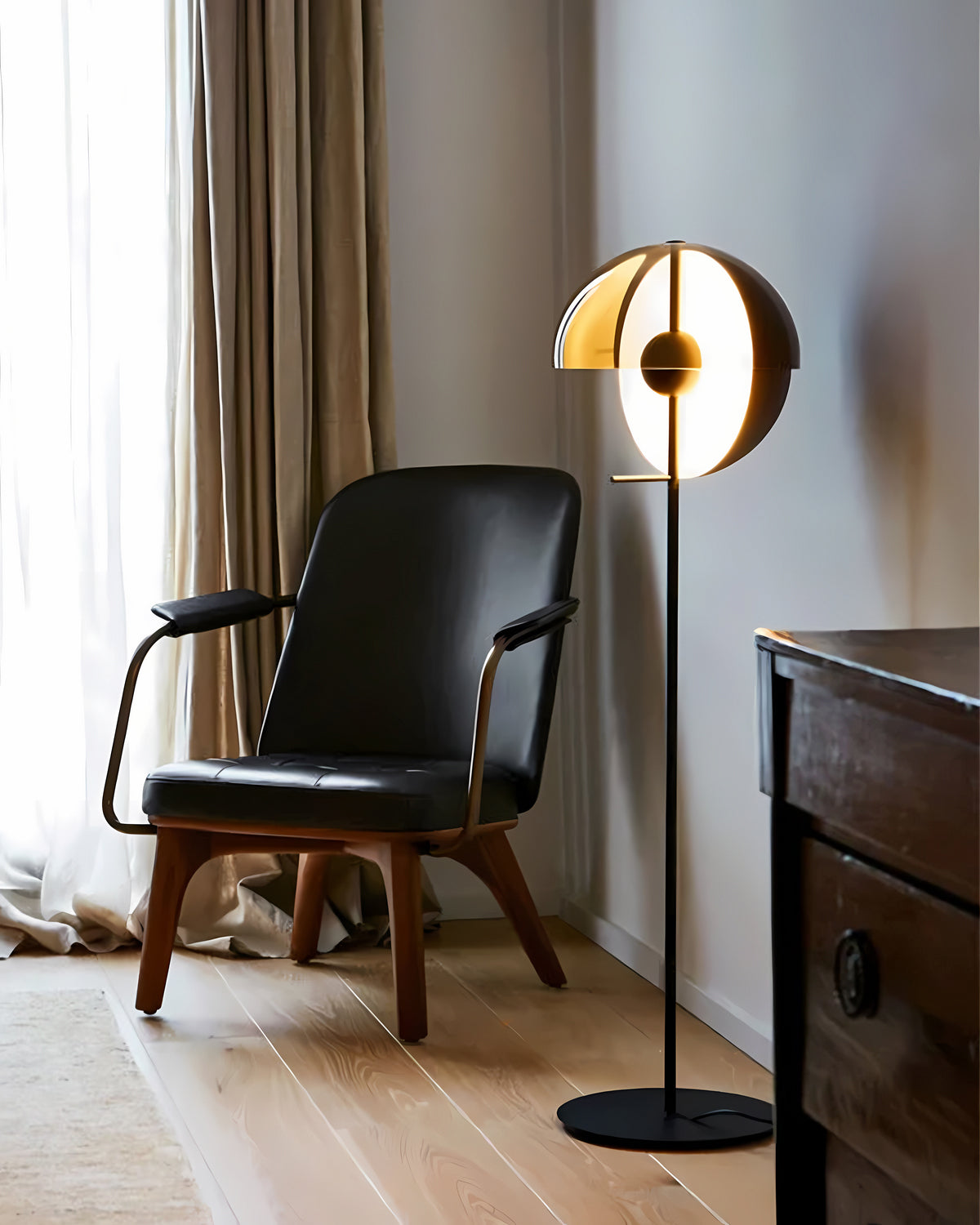 Hemispherical Floor Lamp