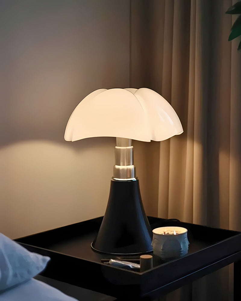 Moderne Blumen-Tischlampe