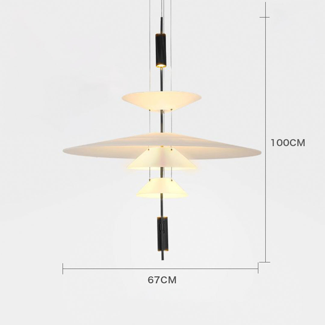 Layered Elegance Pendant Light