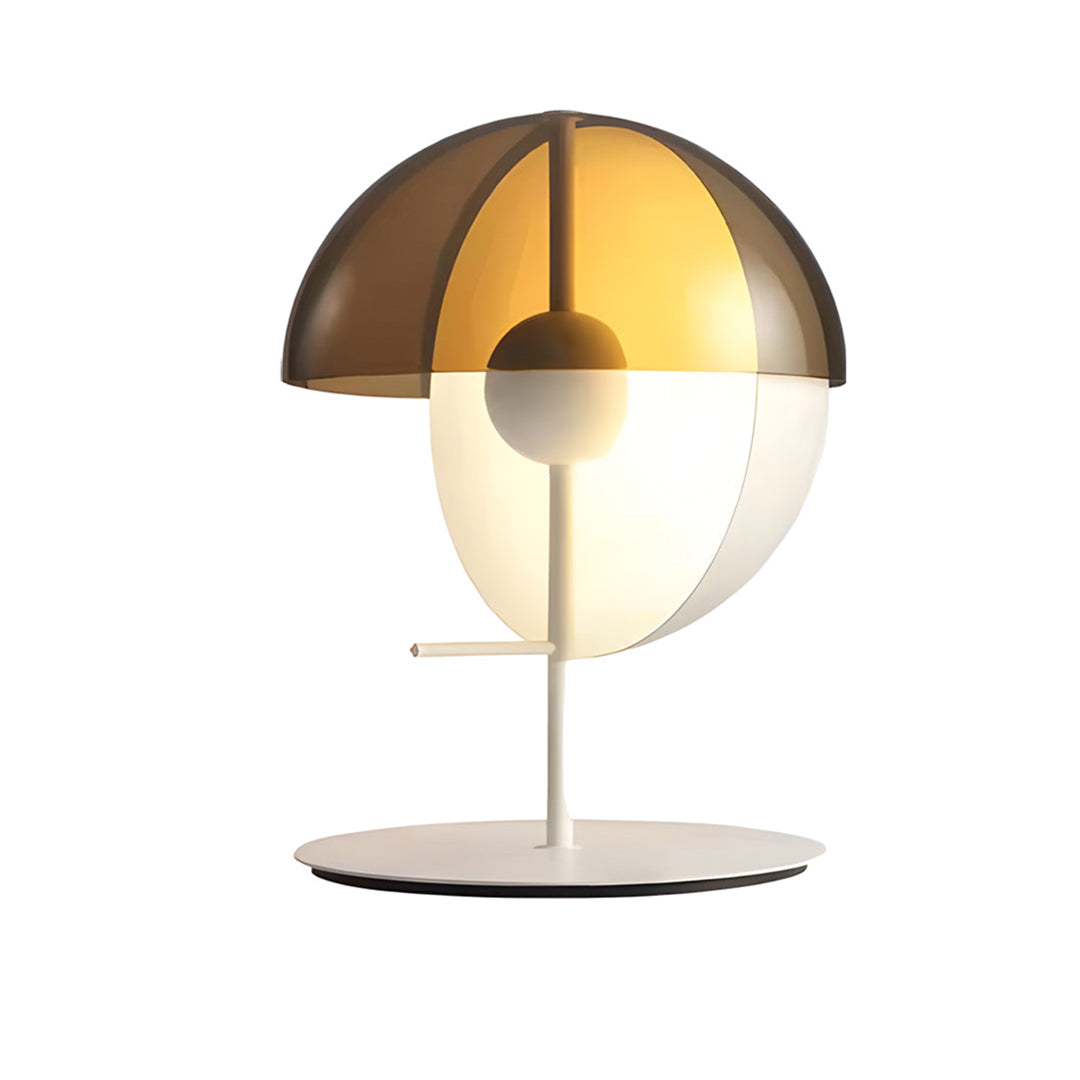Hemispherical desk lamp