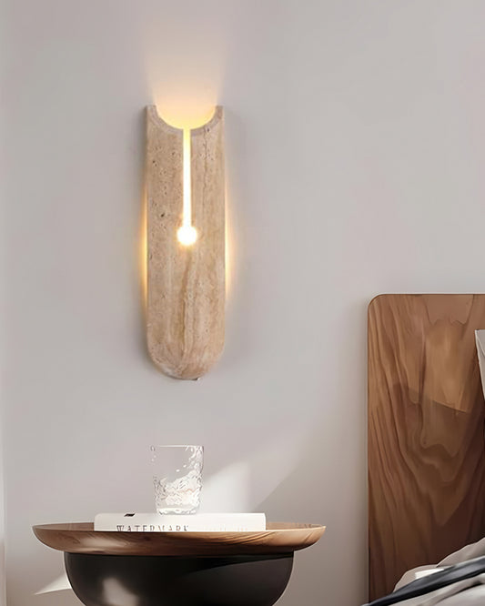 Tranquil Stone Wall Sconce