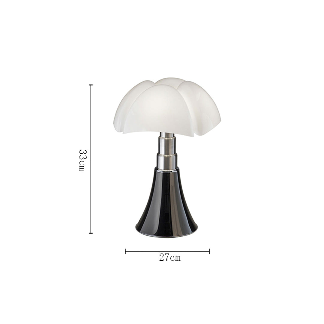 Moderne Blumen-Tischlampe