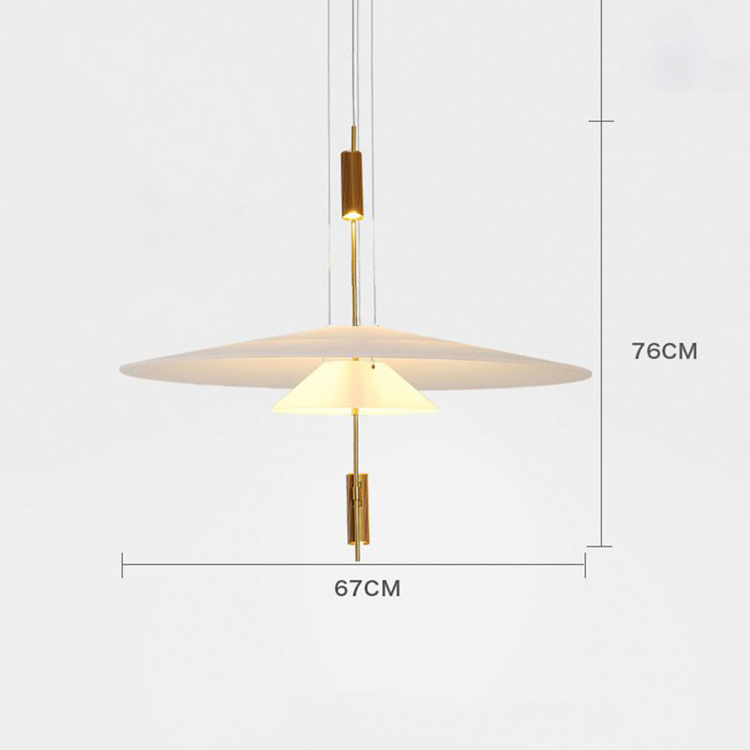 Layered Elegance Pendant Light