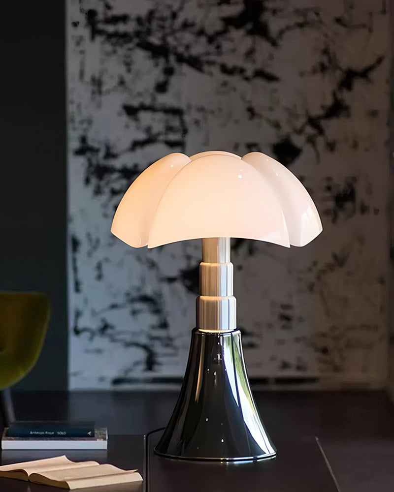 Moderne Blumen-Tischlampe