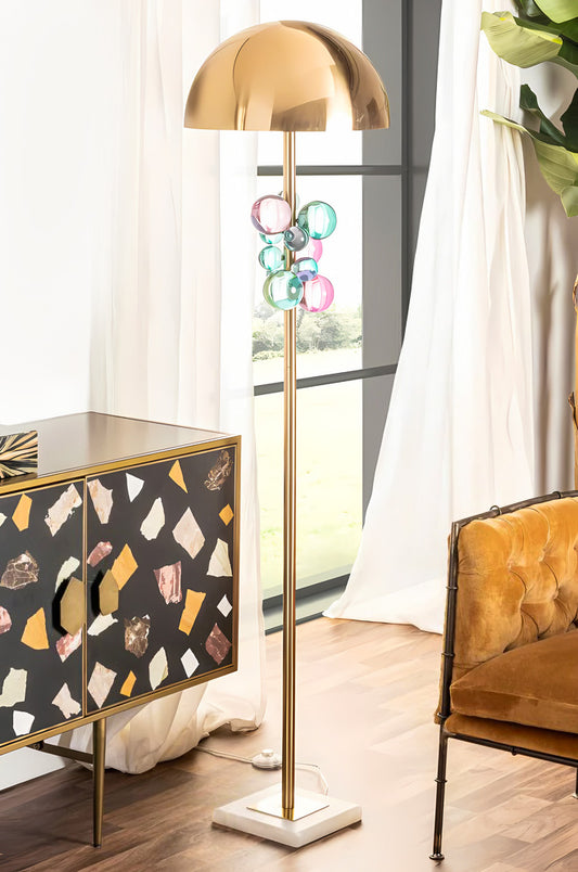 Glass Bead Floor Lamp