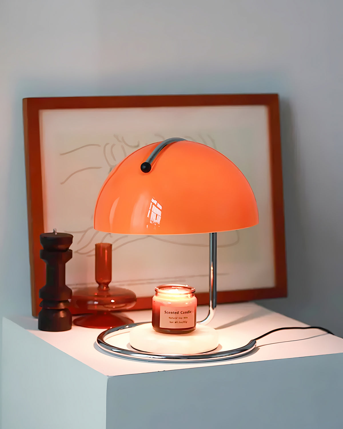 Melted Wax Table Lamp