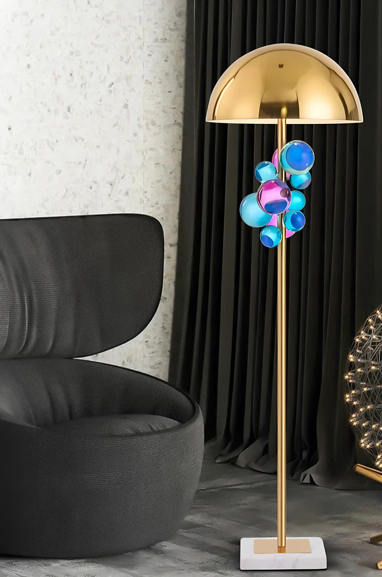 Glass Bead Floor Lamp
