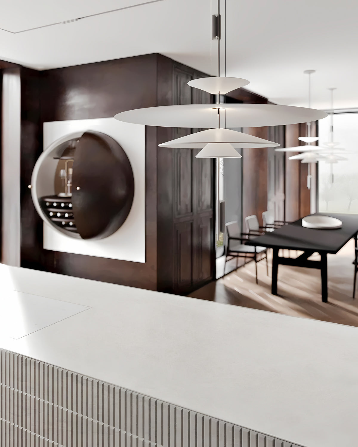 Layered Elegance Pendant Light