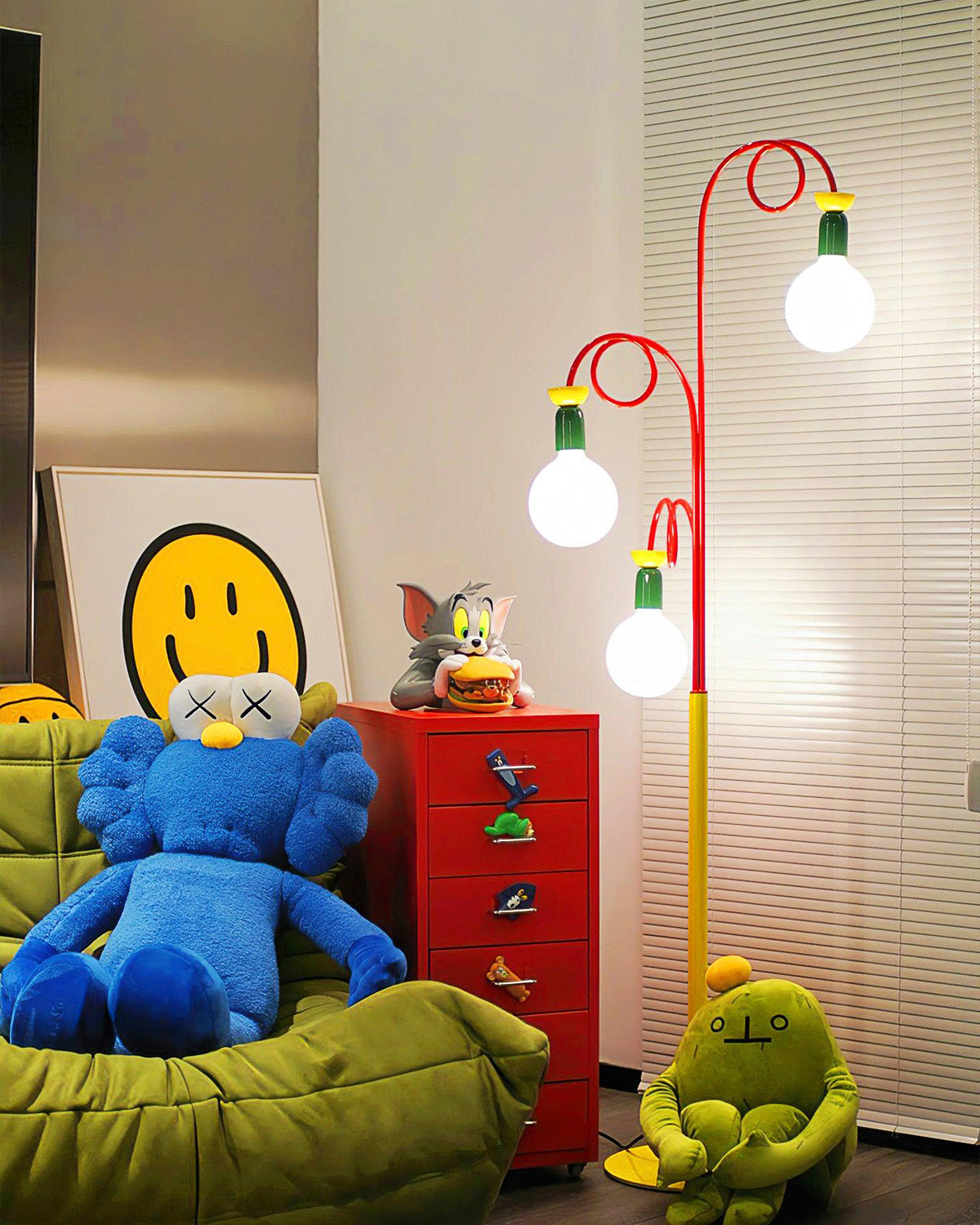 Three-Head Floor Lamp