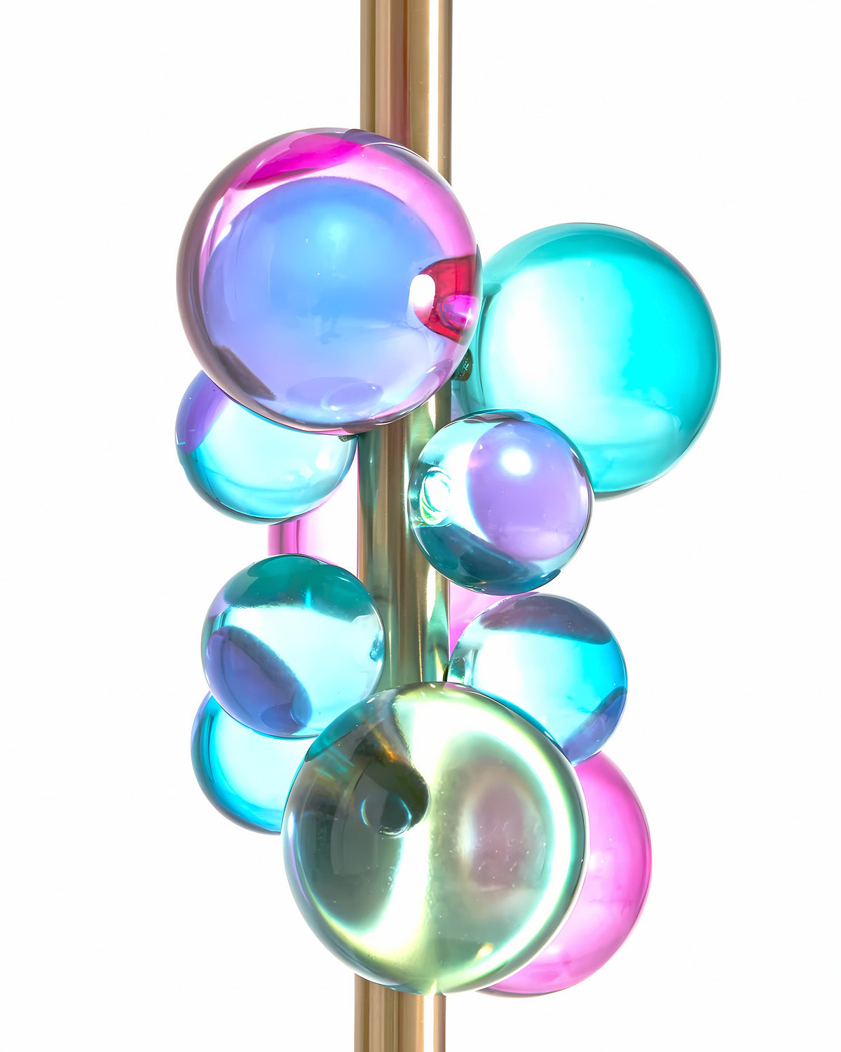 Glass Bead Floor Lamp