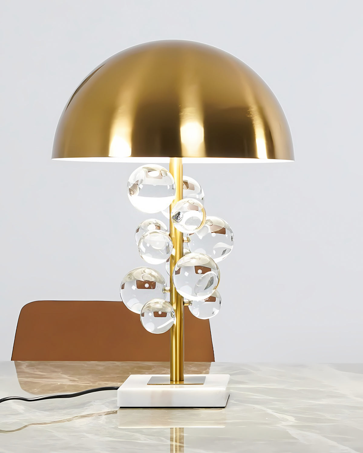 Crystal Grape Table Lamp