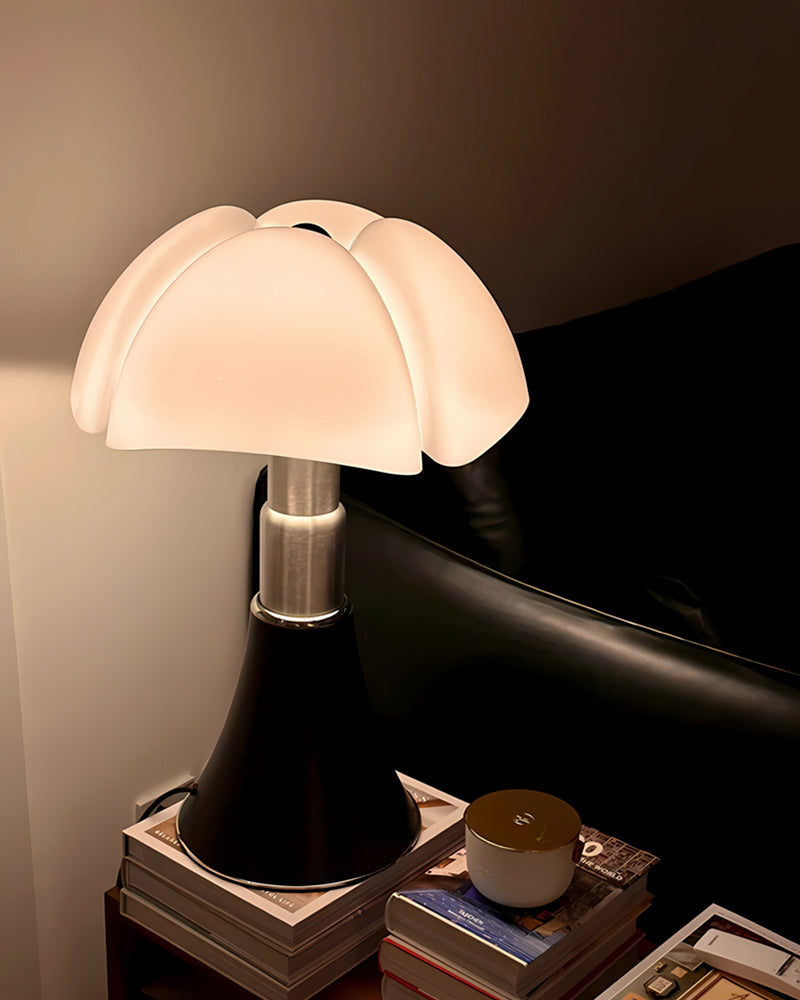 Moderne Blumen-Tischlampe