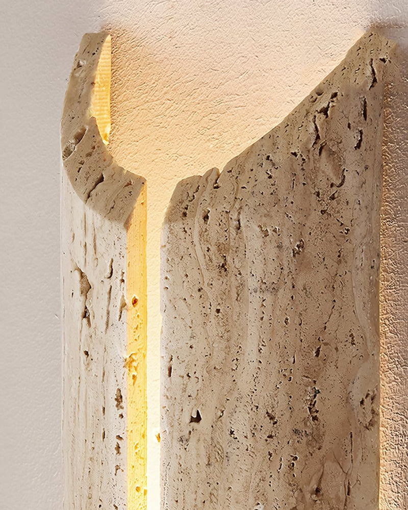 Tranquil Stone Wall Sconce