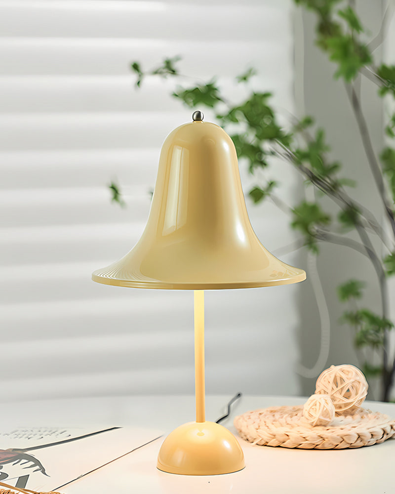 Grüne Glocken-Tischlampe