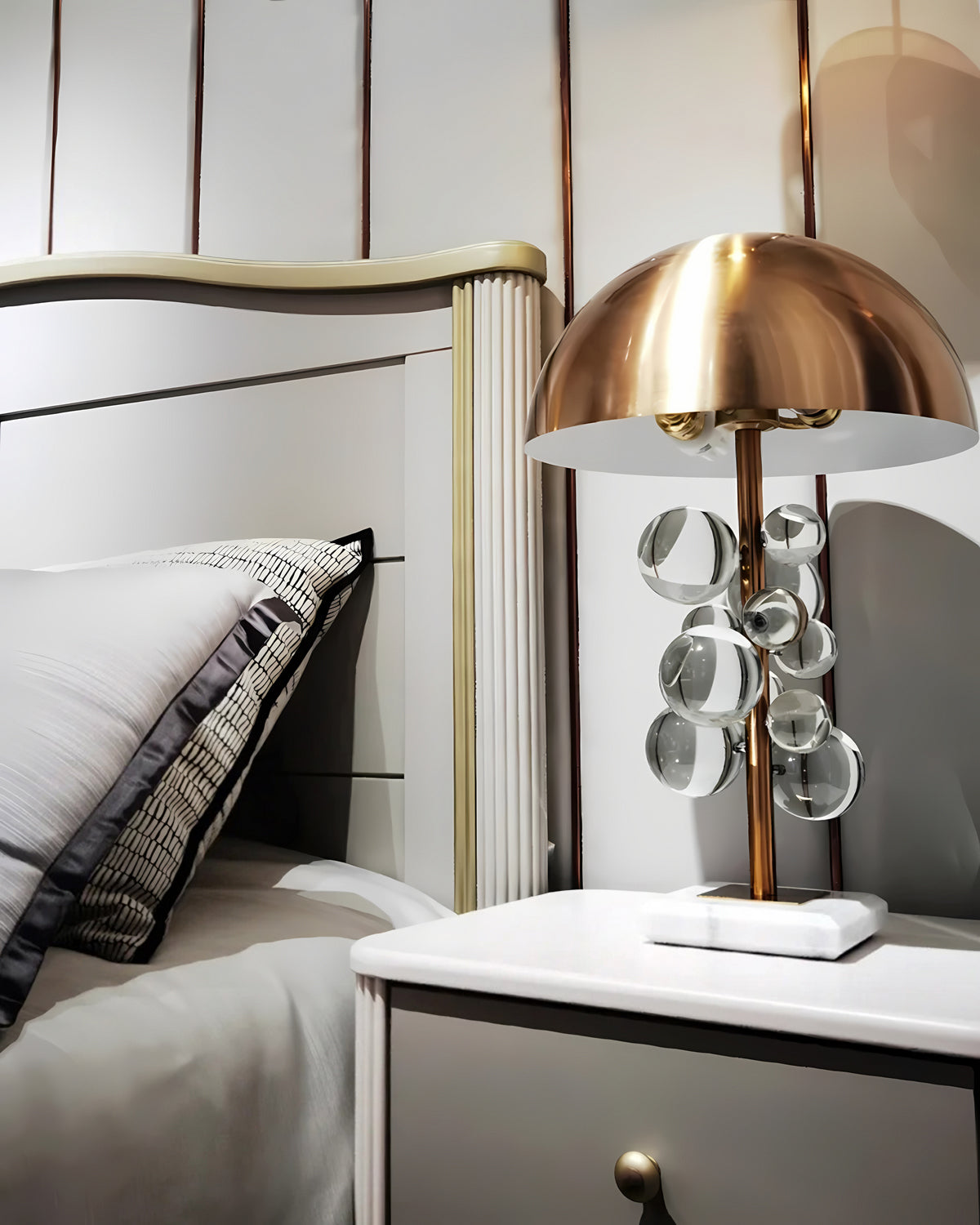 Crystal Grape Table Lamp