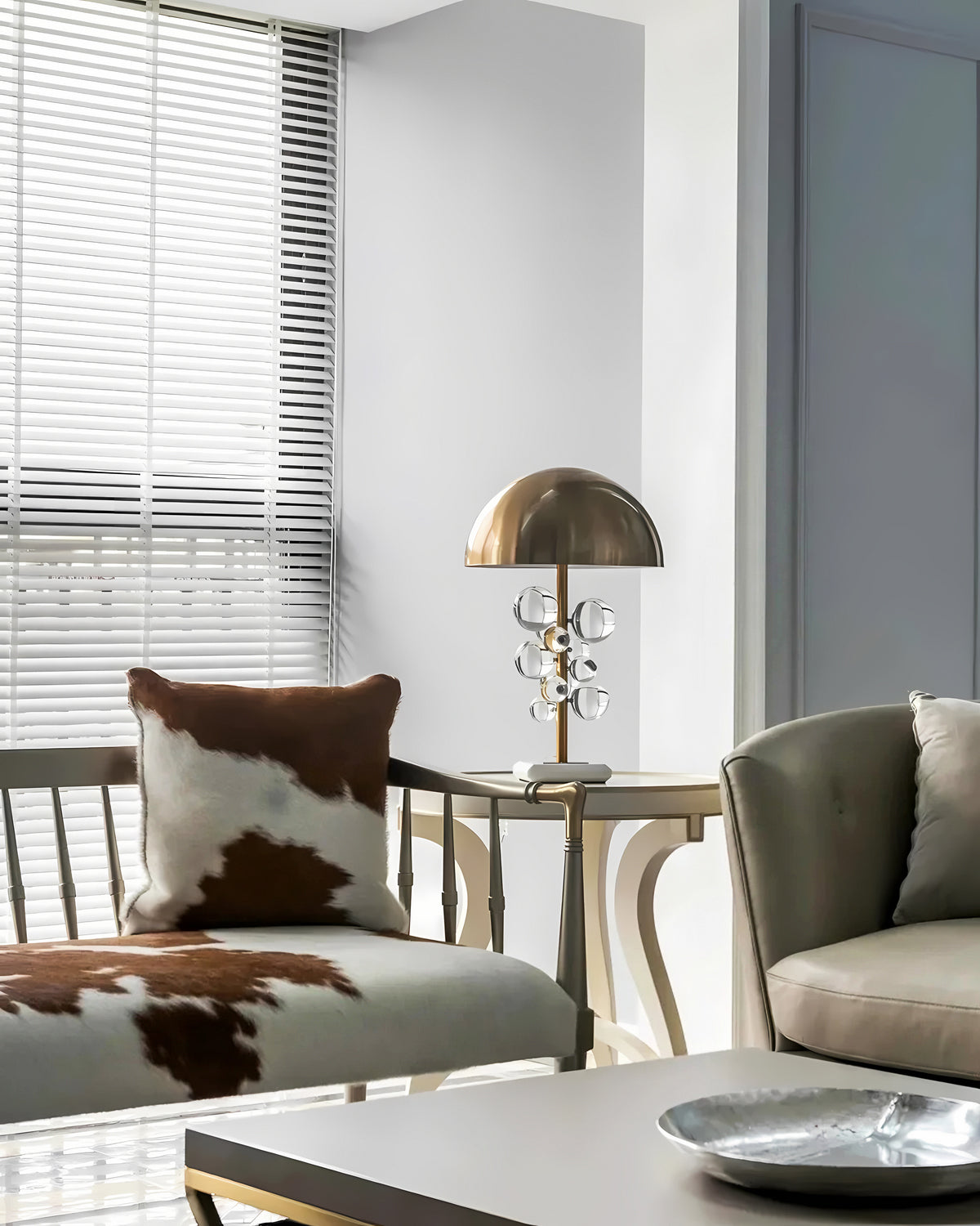 Crystal Grape Table Lamp