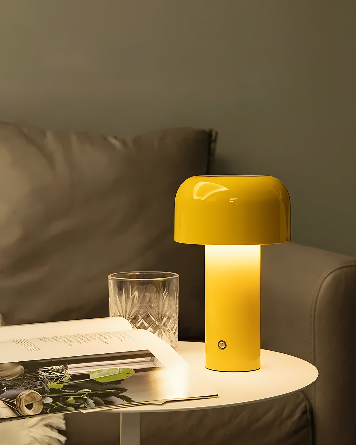 Small mushroom table lamp