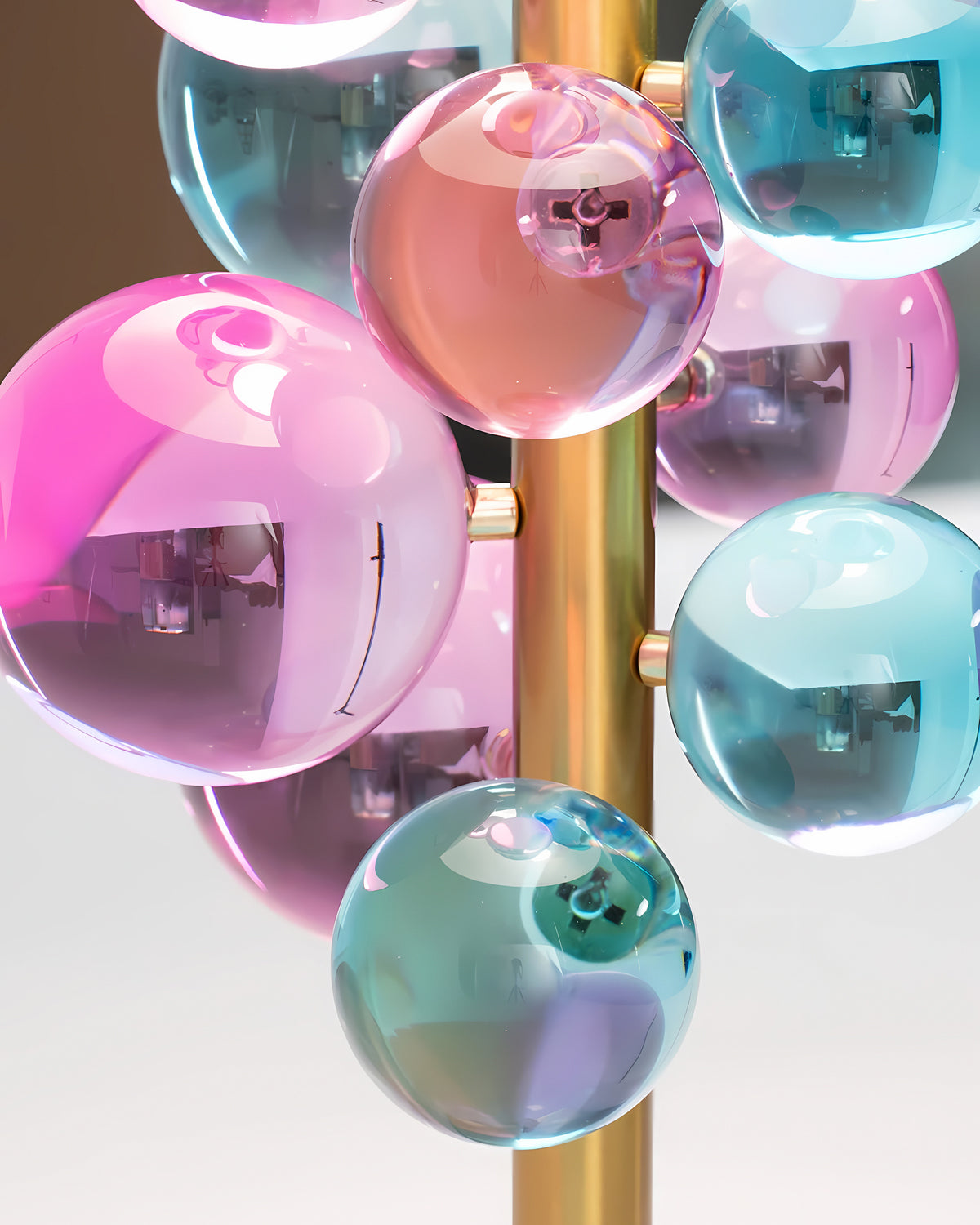 Crystal Grape Table Lamp