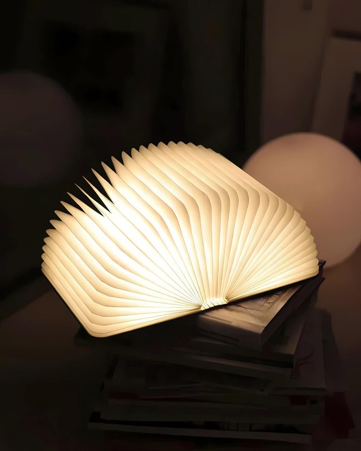 Book-shaped desk lamp