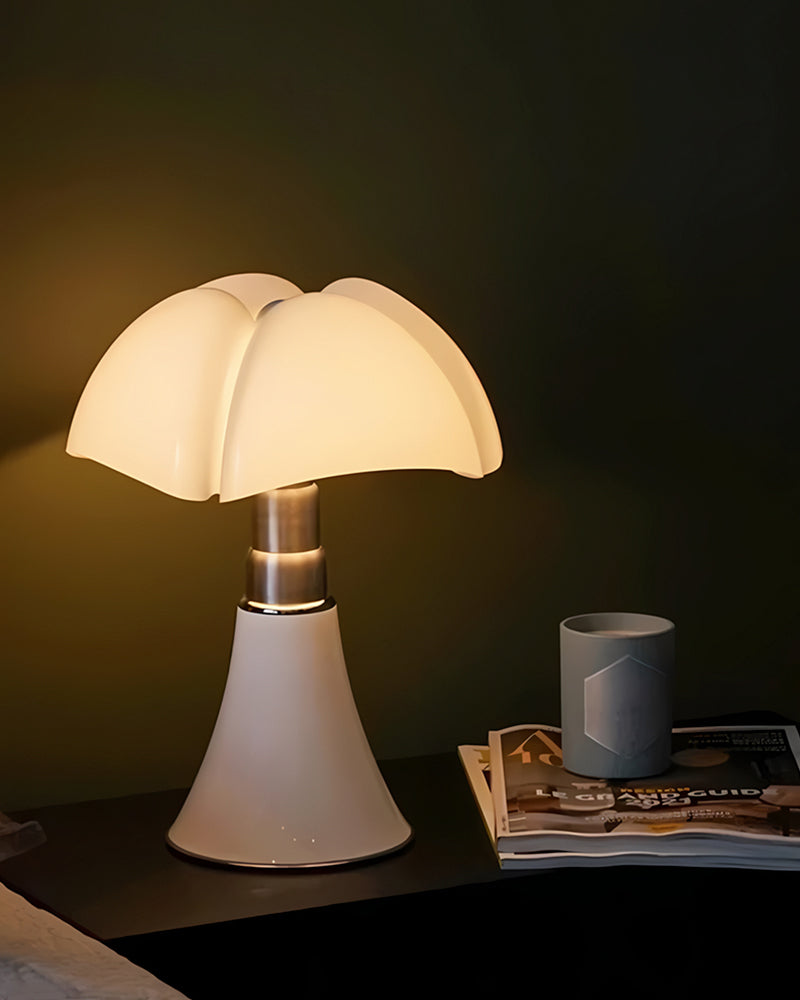 Moderne Blumen-Tischlampe