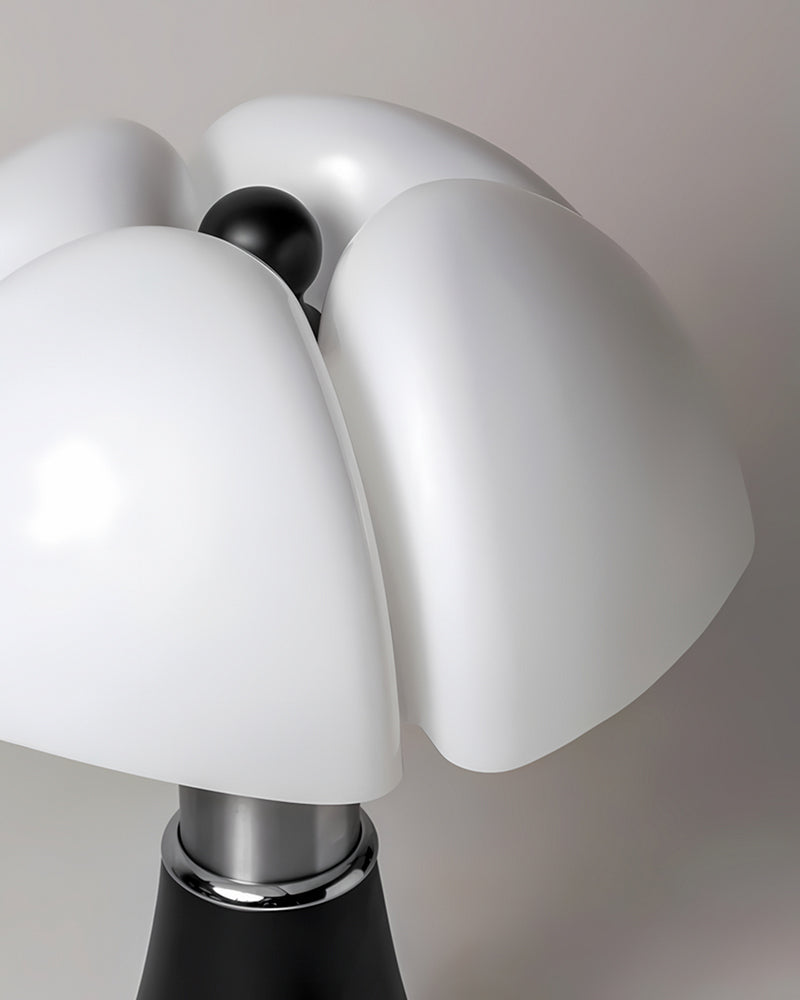 Moderne Blumen-Tischlampe