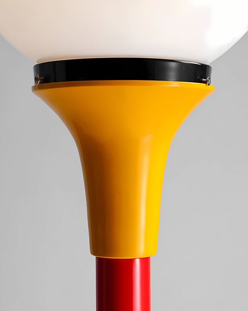 mehrfarbige Stehlampe