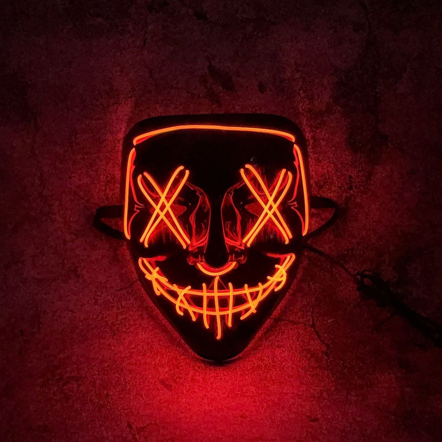 LED Purge Mask – Halloween Glowing Scary Mask