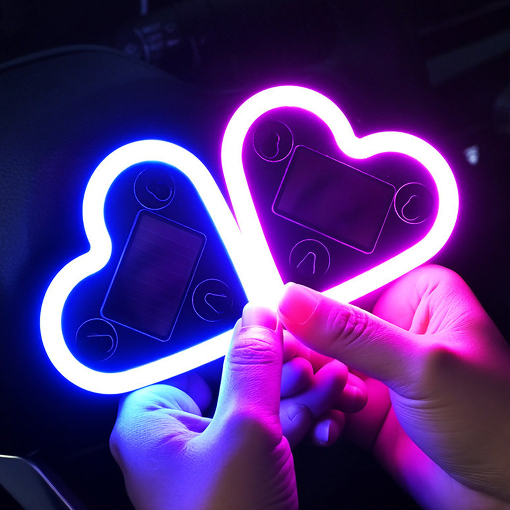 LumiHeart RGB Wireless Car Window Light With Smart Lighting