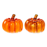Halloween Glass Pumpkin Decoration