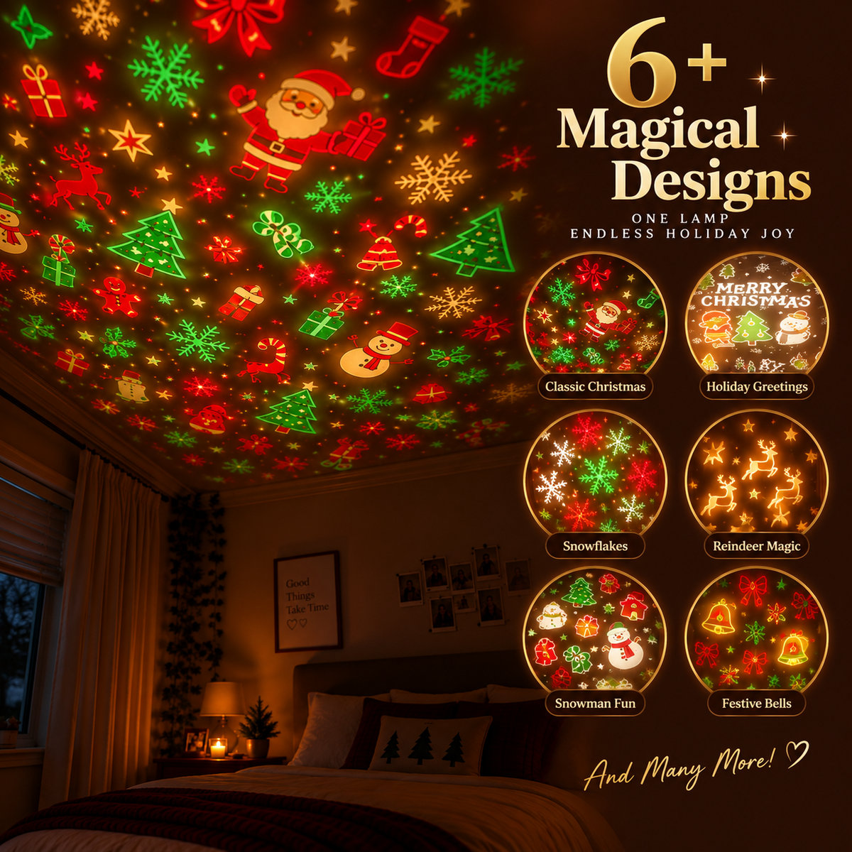 Christmas Projector Night Light