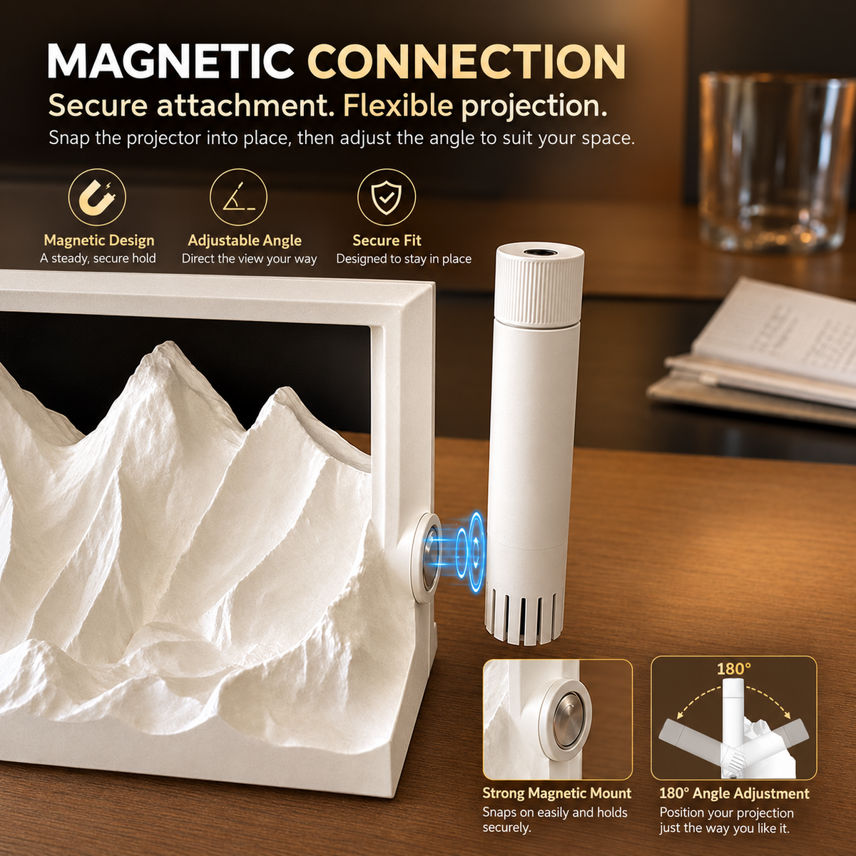 Golden Mountain 3-in-1 Projection & Aroma Lamp