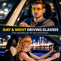DuskShift Light-Adaptive Day & Night Driving Glasses