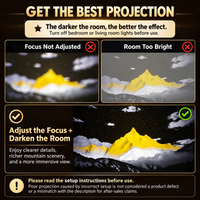 Golden Mountain 3-in-1 Projection & Aroma Lamp