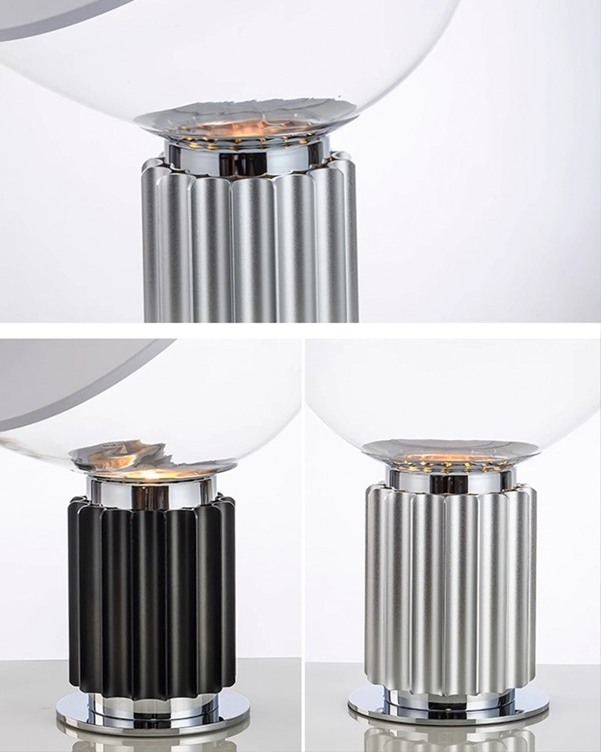 Schwarze Tischlampe