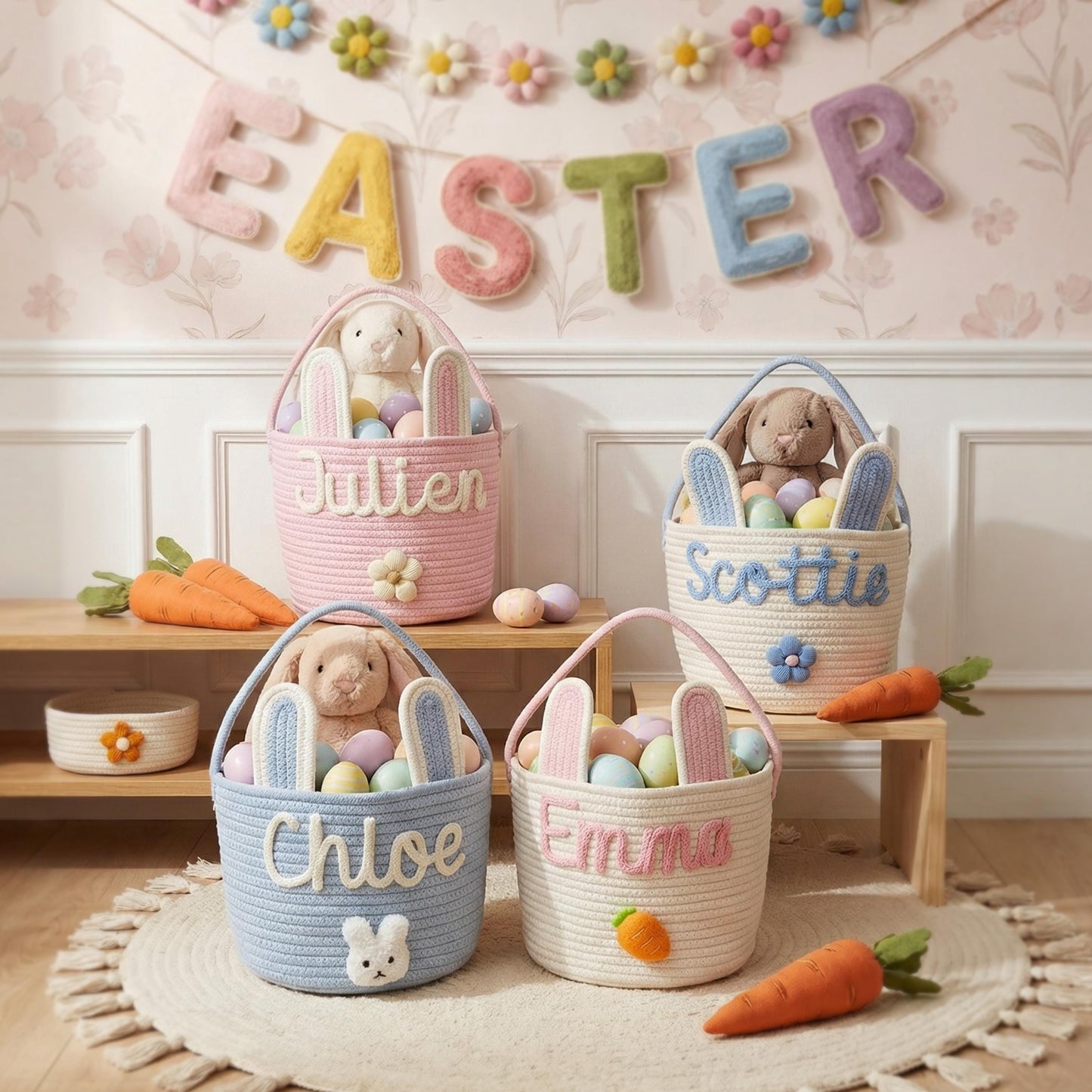 Personalized Easter Basket with Name