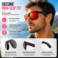 KDEAM Unisex Polarized Anti-Glare Outdoor Sunglasses with UV400 Protection