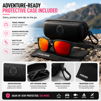 KDEAM Unisex Polarized Anti-Glare Outdoor Sunglasses with UV400 Protection