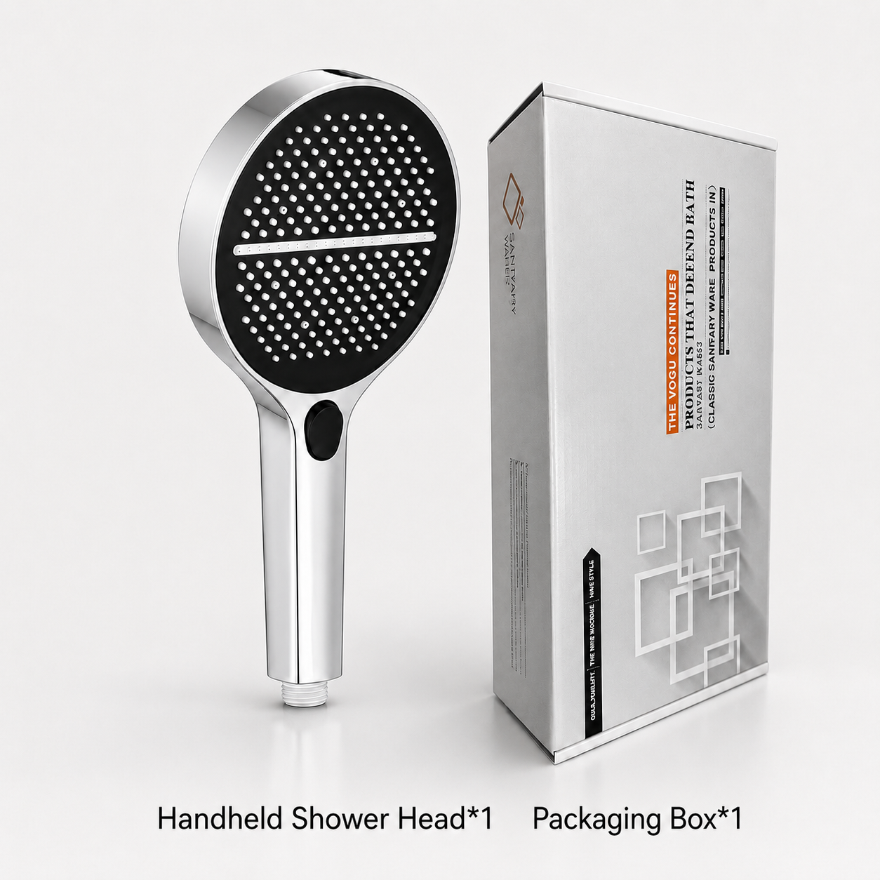 VortexRain XL Wide-Coverage 4-Mode Handheld Shower Head