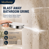 VortexRain XL Wide-Coverage 4-Mode Handheld Shower Head