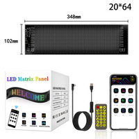 GlowPanel X – Programmable Car LED Display with Smart Remote Control