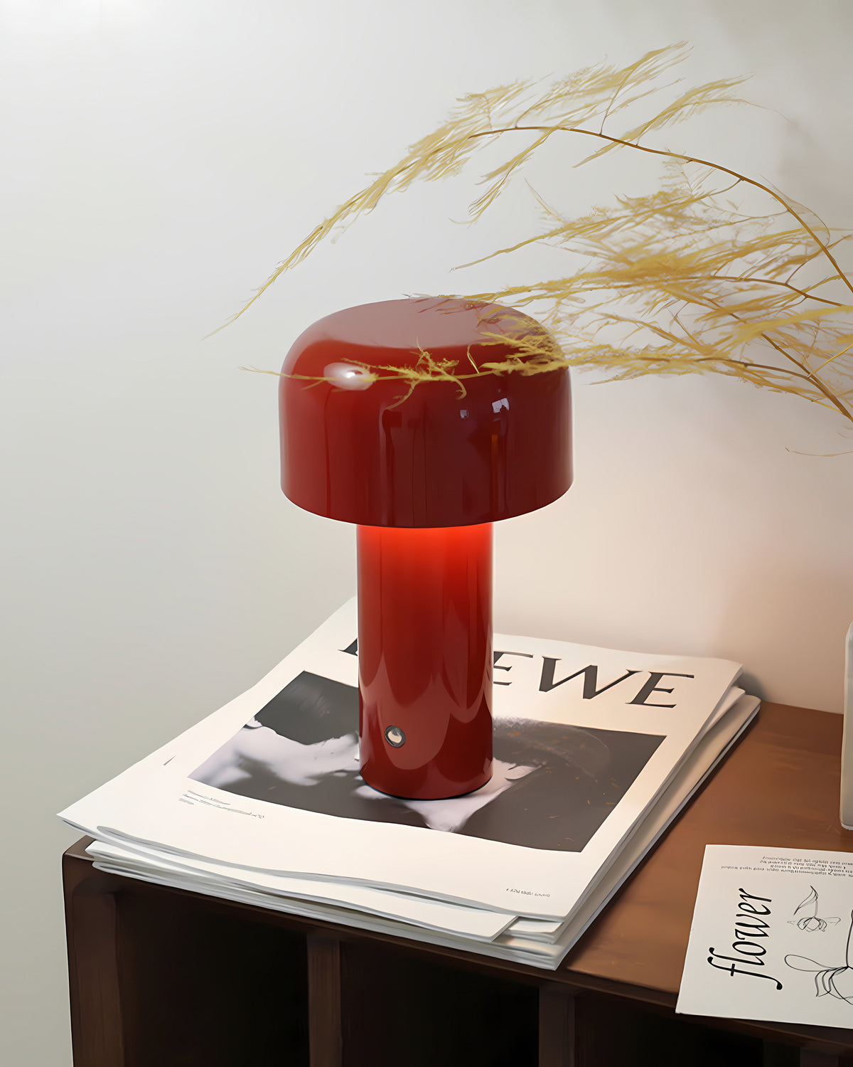 Small mushroom table lamp