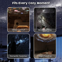 2-in-1 Galaxy Projector Night Light Bundle